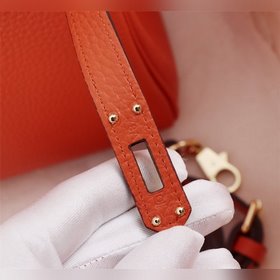 Hermès {оранжевая золотая застежка} Сумка Kelly Три размера： 25 