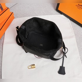 Hermès (черная золотая застежка) Корзина для продуктов Picotin 1