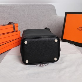Hermès (черная золотая застежка) Корзина для продуктов Picotin 1