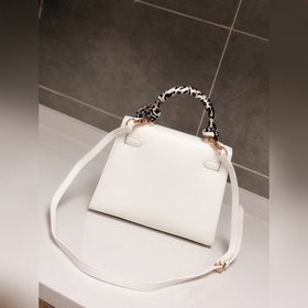 Hermès Kelly 25 см 28 см Кожа с отпечатками ладоней, золотая зас