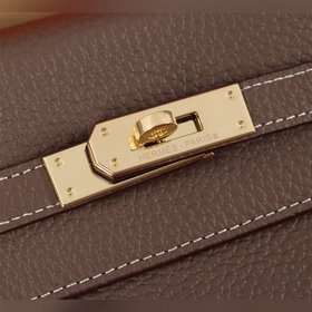 Hermès {каки с золотой застежкой} Сумка Kelly Princess Три разме