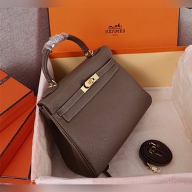 Hermès {каки с золотой застежкой} Сумка Kelly Princess Три разме