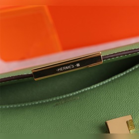 Hermès (серебристая застежка) Франция, оригинальная сумка стюарде