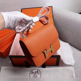 Сумка Hermes Constance для стюардесс, кожа Epsom, застежка из чис