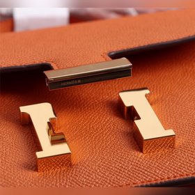 Сумка Hermes Constance для стюардесс, кожа Epsom, застежка из чис