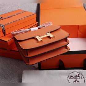 Сумка Hermes Constance для стюардесс, кожа Epsom, застежка из чис