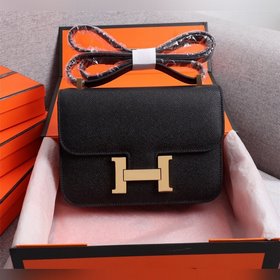 Сумка Hermes Constance для стюардесс, кожа Epsom, застежка из чис