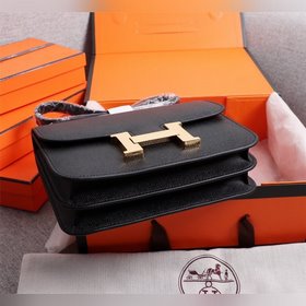 Сумка Hermes Constance для стюардесс, кожа Epsom, застежка из чис