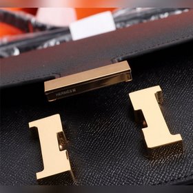 Сумка Hermes Constance для стюардесс, кожа Epsom, застежка из чис