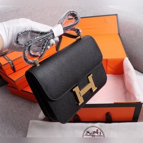 Сумка Hermes Constance для стюардесс, кожа Epsom, застежка из чис