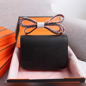 Сумка Hermes Constance для стюардесс, кожа Epsom, застежка из чис
