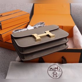 Сумка Hermes Constance для стюардесс, кожа Epsom, застежка из чис