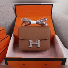 Сумка Hermes Constance для стюардесс, кожа Epsom, застежка из чис