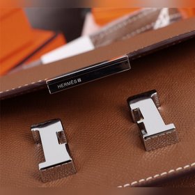 Сумка Hermes Constance для стюардесс, кожа Epsom, застежка из чис