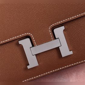Сумка Hermes Constance для стюардесс, кожа Epsom, застежка из чис
