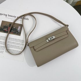 Hermès в подарочной коробке Двусторонняя сумка Kelly с кошельком