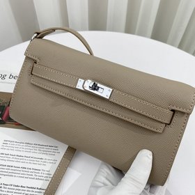 Hermès в подарочной коробке Двусторонняя сумка Kelly с кошельком 