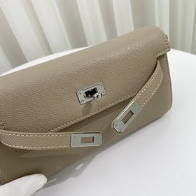 Hermès в подарочной коробке Двусторонняя сумка Kelly с кошельком 