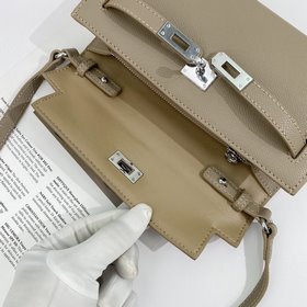 Hermès в подарочной коробке Двусторонняя сумка Kelly с кошельком 