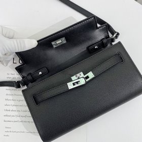 Hermès в подарочной коробке Двусторонняя сумка Kelly с кошельком