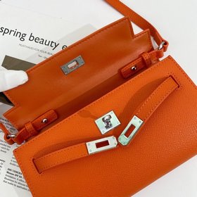 Hermès в подарочной коробке Двусторонняя сумка Kelly с кошельком