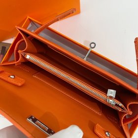 Hermès в подарочной коробке Двусторонняя сумка Kelly с кошельком
