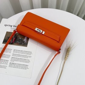 Hermès в подарочной коробке Двусторонняя сумка Kelly с кошельком