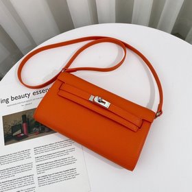 Hermès в подарочной коробке Двусторонняя сумка Kelly с кошельком
