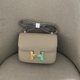 Hermès 【Сумка стюардессы Kang】 Кожа с текстурой ладони, золотые и
