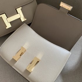Hermès 【Сумка стюардессы Kang】 Кожа с текстурой ладони, золотые и