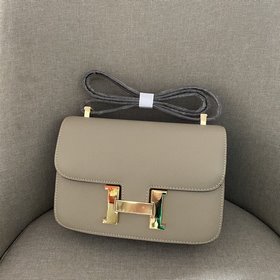Hermès 【Сумка стюардессы Kang】 Кожа с текстурой ладони, золотые и