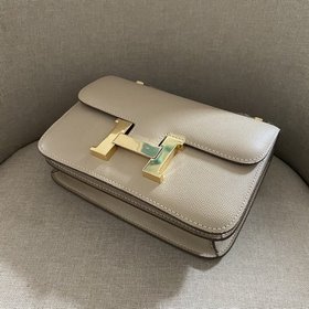 Hermès 【Сумка стюардессы Kang】 Кожа с текстурой ладони, золотые и