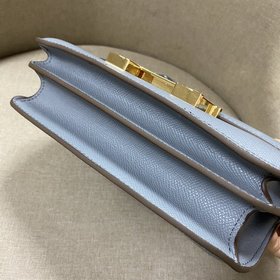 Hermès 【Сумка стюардессы Kang】 Кожа с текстурой ладони золотистым