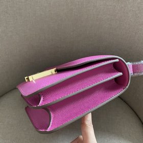 Hermès 【Сумка с отпечатком ладони】 Кожа с отпечатками ладони золо