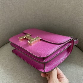 Hermès 【Сумка с отпечатком ладони】 Кожа с отпечатками ладони золо