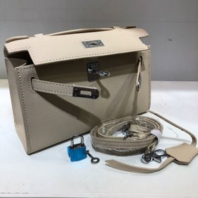 Hermès Новая модель Kelly Импортная кожа с отпечатками ладоней, о