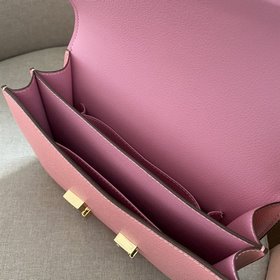 Hermès 【Сумка стюардессы Kang】 Кожа с текстурой ладони, золотые 