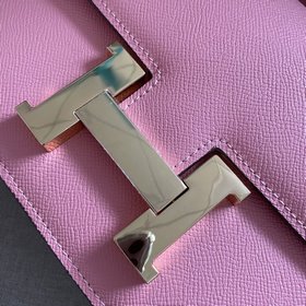 Hermès 【Сумка стюардессы Kang】 Кожа с текстурой ладони, золотые 