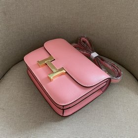 Hermès 【Сумка стюардессы Kang】 Кожа с текстурой ладони, золотые 