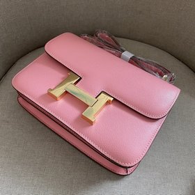 Hermès 【Сумка стюардессы Kang】 Кожа с текстурой ладони, золотые 