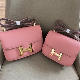 Hermès 【Сумка стюардессы Kang】 Кожа с текстурой ладони, золотые 