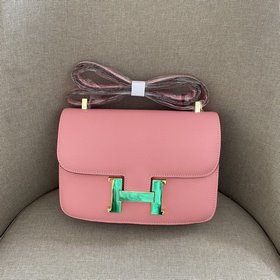 Hermès 【Сумка стюардессы Kang】 Кожа с текстурой ладони, золотые 
