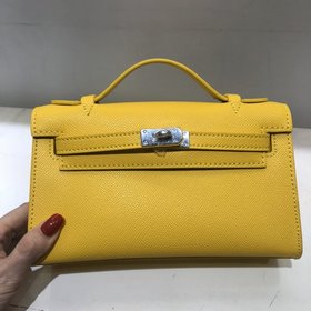 Hermès  Новая модель Kelly 22, импортная кожа с отпечатками ладо
