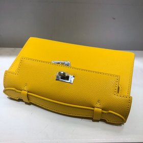 Hermès  Новая модель Kelly 22, импортная кожа с отпечатками ладо
