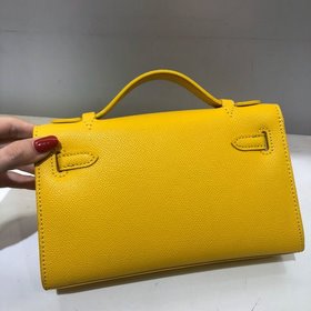Hermès  Новая модель Kelly 22, импортная кожа с отпечатками ладо