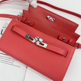 Hermès в подарочной коробке Двусторонняя сумка Kelly с кошельком