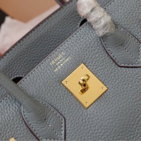 Hermès (новый фон цвета платины) с текстурой личи, 35 см, импортн