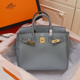 Hermès (новый фон цвета платины) с текстурой личи, 35 см, импортн
