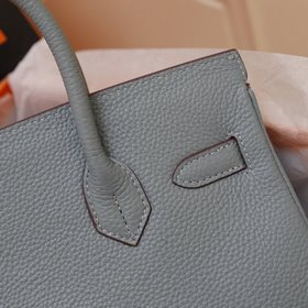 Hermès (новый фон цвета платины) с текстурой личи, 35 см, импортн