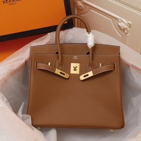 Hermès (новый фон цвета платины) с текстурой личи, 35 см, импортн